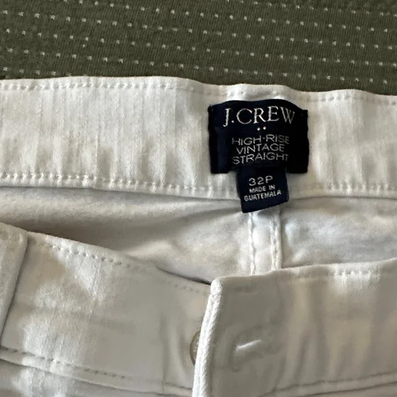 J. Crew Woman’s Crisp White Straight Jeans - Picture 2 of 8